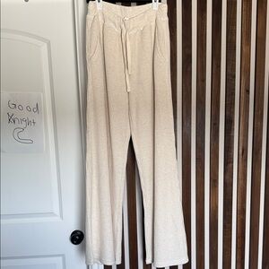 Aerie Waffle Knit Wide leg Pants